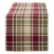 Contemporary Home Living Homespun Plaid Table Runner - 108" - Multi-Color